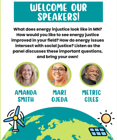 Energy Justice Speakers: Amanda Smith, Mari Ojeda, and Metric Giles