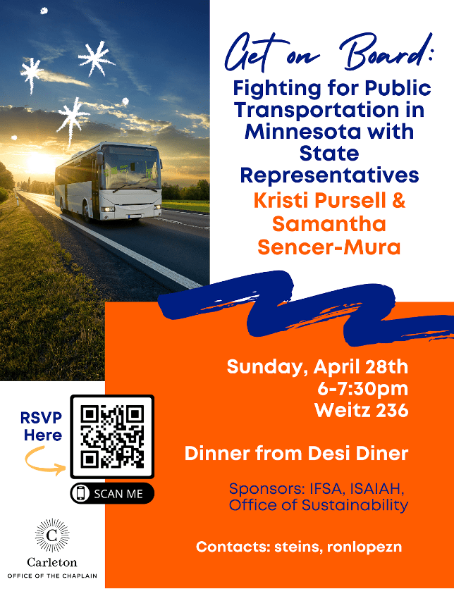fight for public transportation event flier