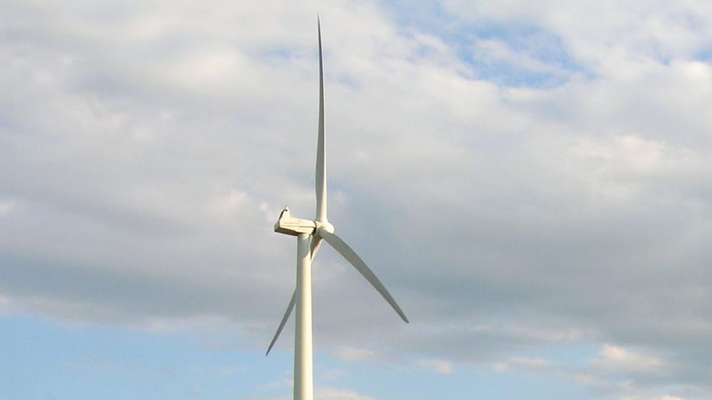 Carleton's first wind turbine