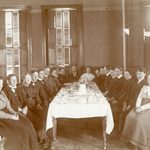 Isabella Watson's table in Gridley Hall dining room
