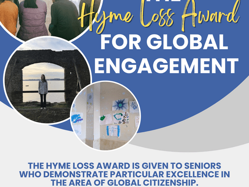flyer for Hyme Loss Award