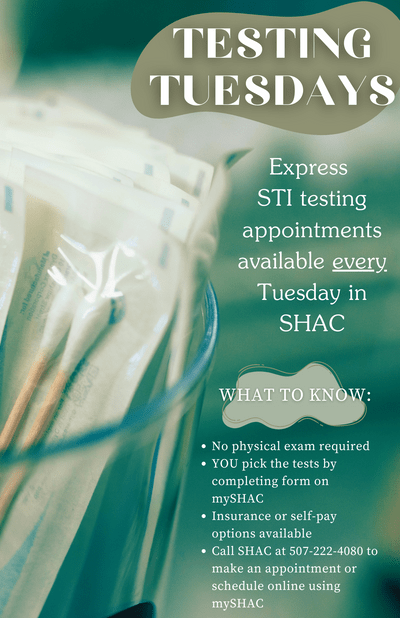 Testing Tuesdays poster