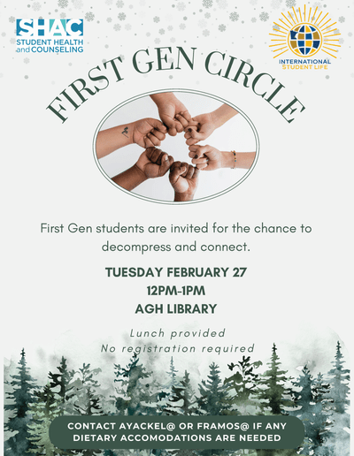 First Gen Circle Meeting Poster