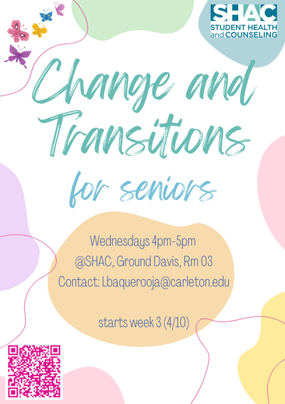 Change & Transitions Group Therapy Poster