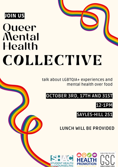Queer Mental Health Collective Group Poster