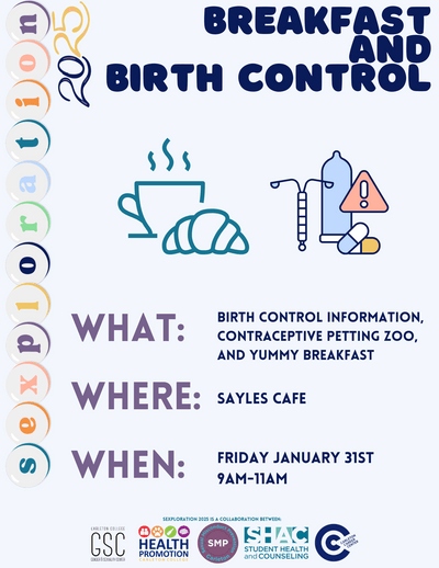 Breakfast & Birth Control Poster