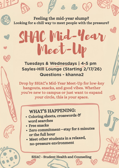 SHAC Mid-Year Meet-Up Event Poster