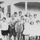 With his students, Boca Raton, 1914-16.