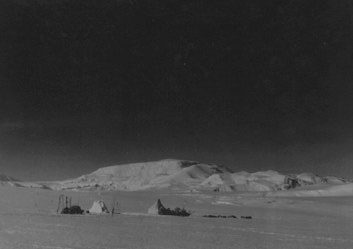 Gould's party camped before Mt. Nansen.