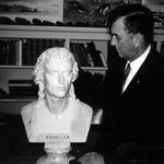 With the bust of Schiller, date uncertain.