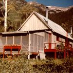 "G2V", the Goulds' summer cabin near Jackson Hole, Wyoming.