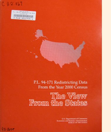 Redistricting Data 2000: The View from the States book cover