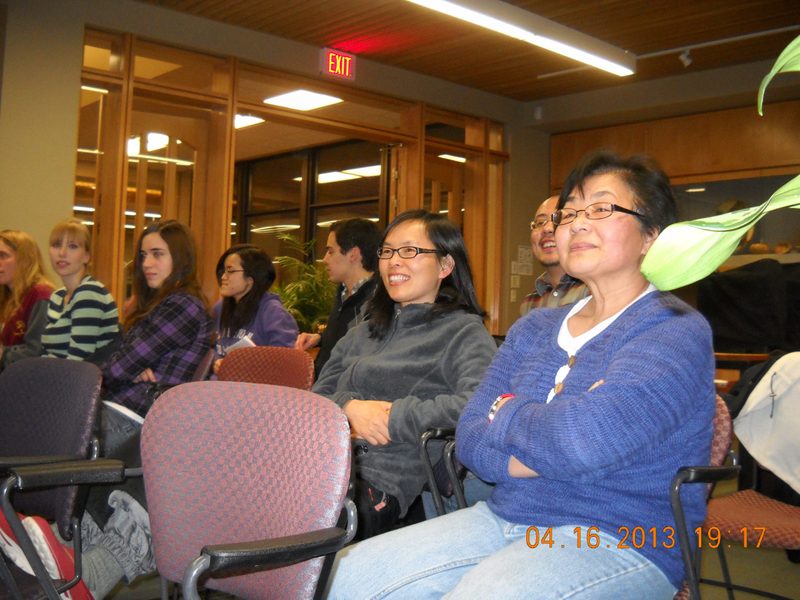 Mariko in the audience