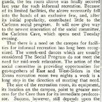 "Eastward the Social Center" article from The Carletonian from Wednesday, November 20, 1935