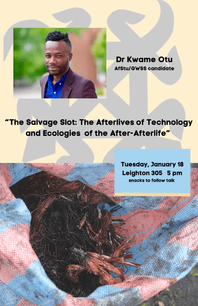 Kwame Otu talk poster