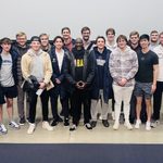 Men's Basketball team with Akin Omotoso
