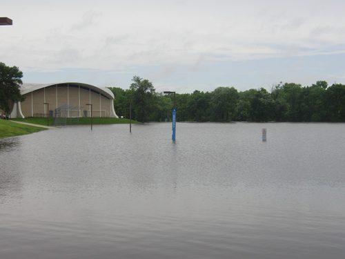 Flooding South of West Gym