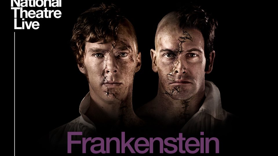 Promotional poster for the National Theatre Live production of "Frankenstein."