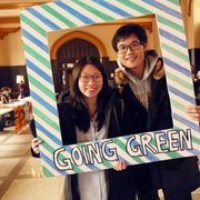 Students attending the 2019 Climate Action Week kickoff.