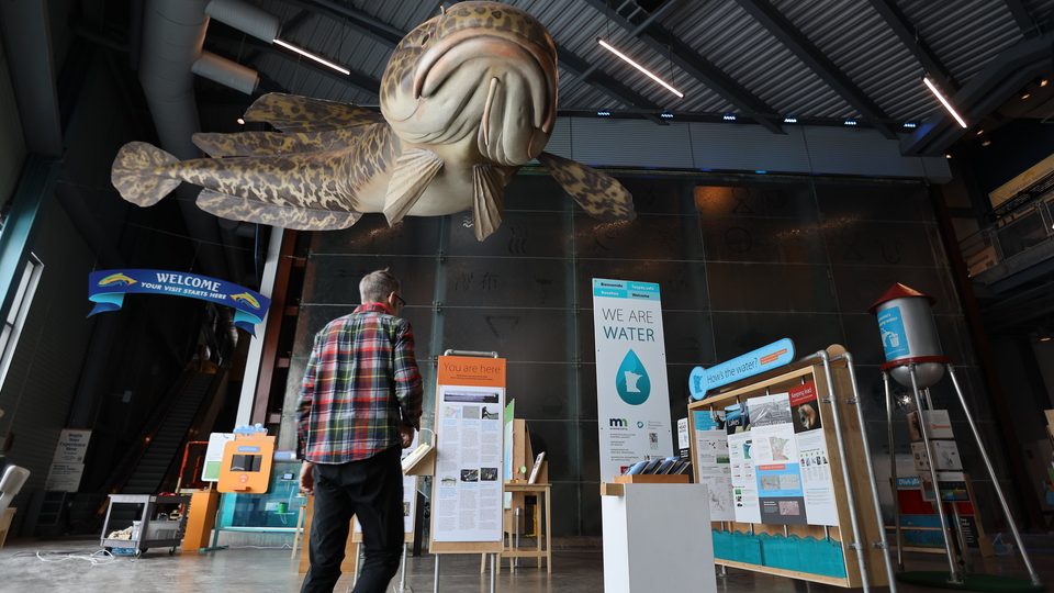 The We are Water MN traveling exhibit.