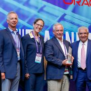 Carleton staff receive the 2019 Excellence in Sustainability Award from NACUBO.