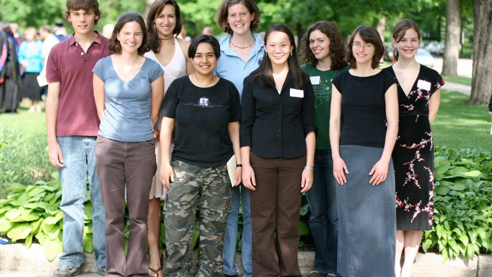 Some of the recipients of 2007 Initiative for Service Internships in International Development