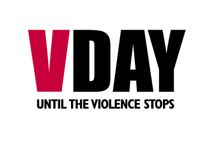 V-Day logo.