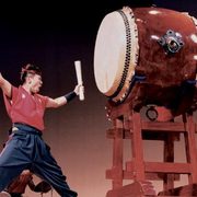 Taiko (Japanese drum) performing artist Kenny Endo