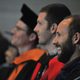 Members of the Carleton faculty listen to the Opening Convocation Address, given by Jimmy Kolker '70.