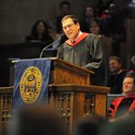 Jimmy Kolker '70 gives the Convocation Address at Opening Convocation.