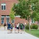 Students and families explore campus