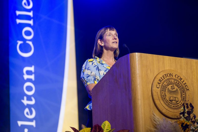 President Byerly speaks at new student welcome