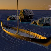 The virtual longship in the process of development