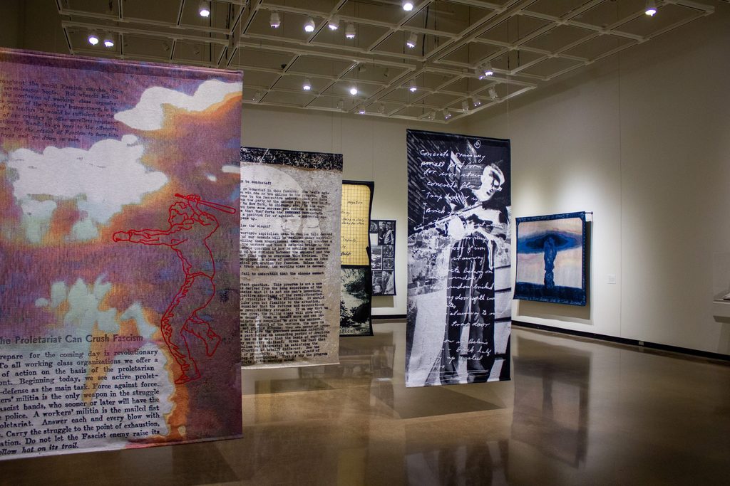 Hanging tapestries