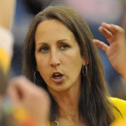 Heidi Jaynes, in the midst of coaching.