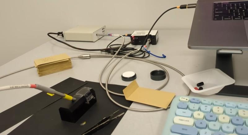 Picture of a spectrometer in use.