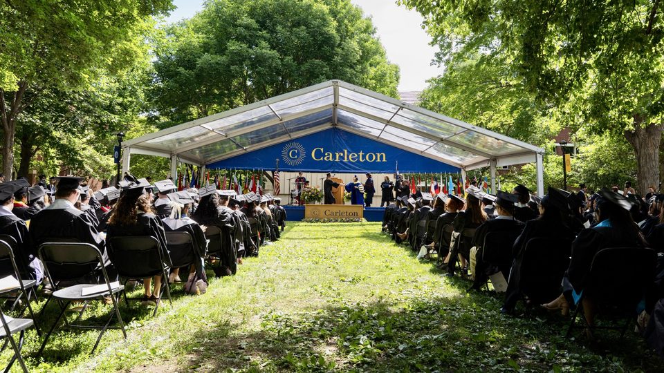 Wide shot of Carleton's 2026 Commencement.