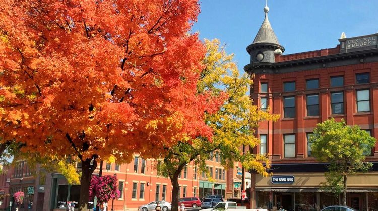 Downtown Northfield in the fall.