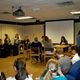 Students sharing their experiences abroad