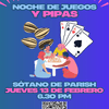 Noche de Juegos y Pipas (Night of Games and Sunflower Seeds)