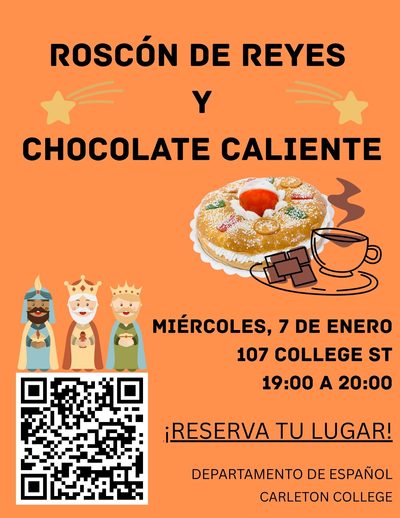 Flyer for Roscon de Reyes Event