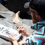 Archie painting