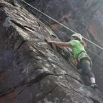 Climbing at Taylor Falls