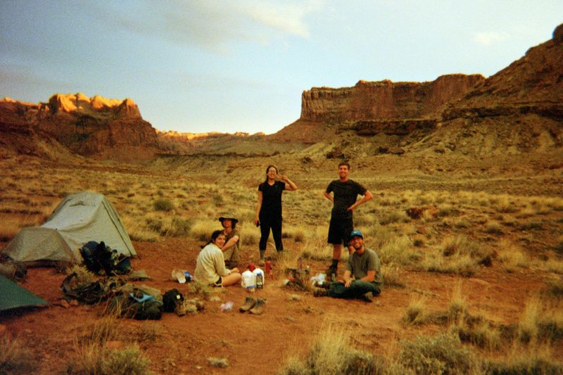 Making dinner at our EPIC campsite.