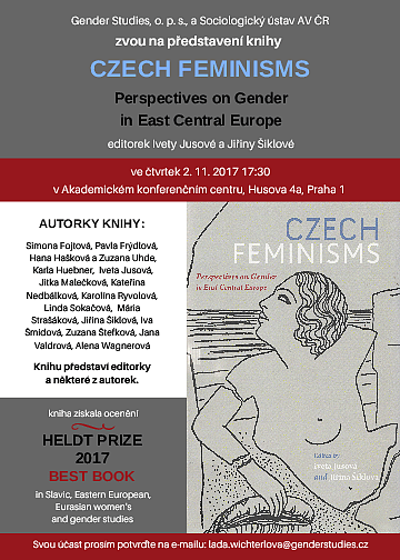 2017 Heldt Prize Winner, Czech Feminisms, Iveta Jusová.