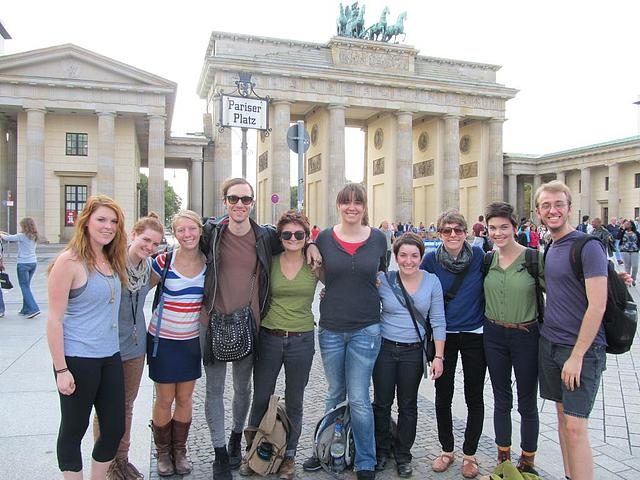 Group at Pariser Platz, Berlin
