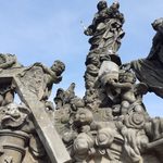 Statues on Prague's Charles Bridge