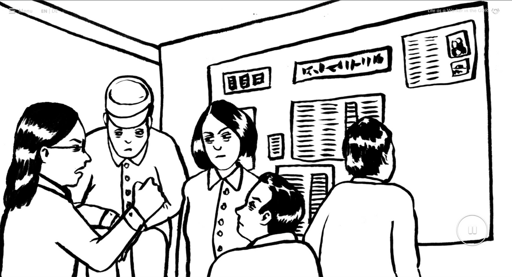 Drawing of the scene mentioned