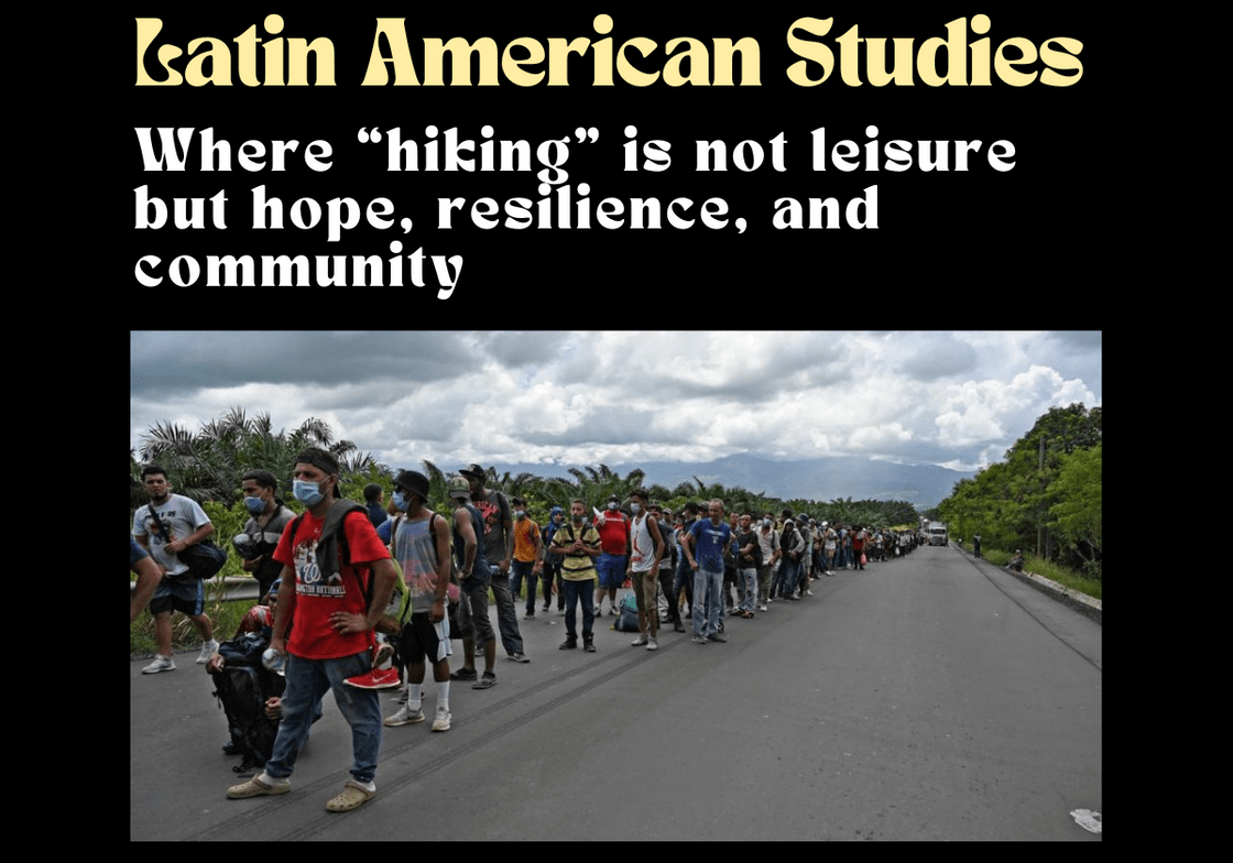 A poster that says 
