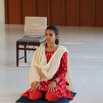 A student in meditation